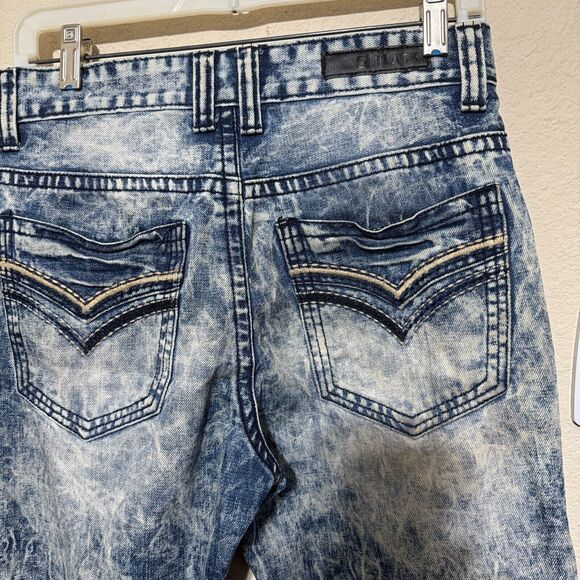 CJ Black Premium Jeans Mens 28x30 Relaxed Straight Acid Wash Denim Y2K - Picture 3 of 8